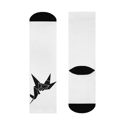 Cushioned Unicorn socks - black on white