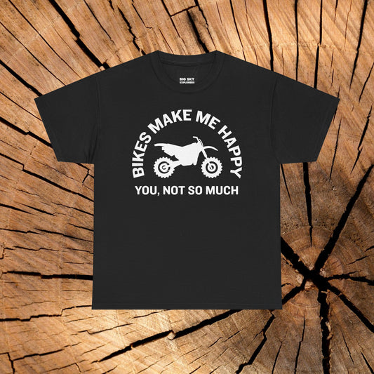 Bikes Make Me Happy Offroad t-shirt (US)