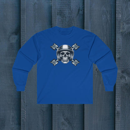 Steel Piston Skull Long Sleeve Tee