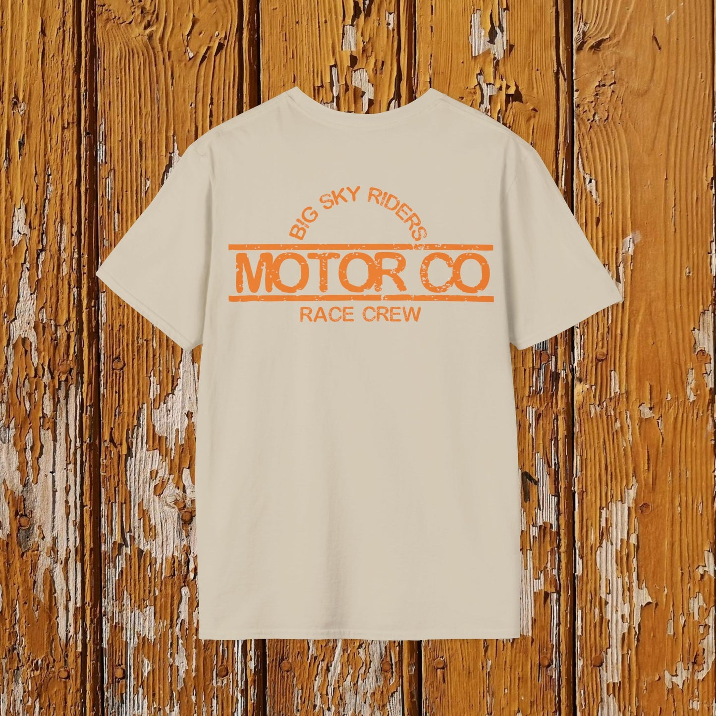 Orange Tracks tee