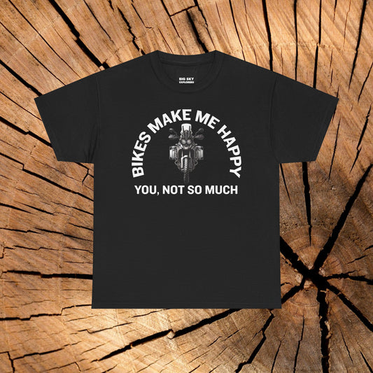 Bikes Make Me Happy ADV 1 t-shirt (US)