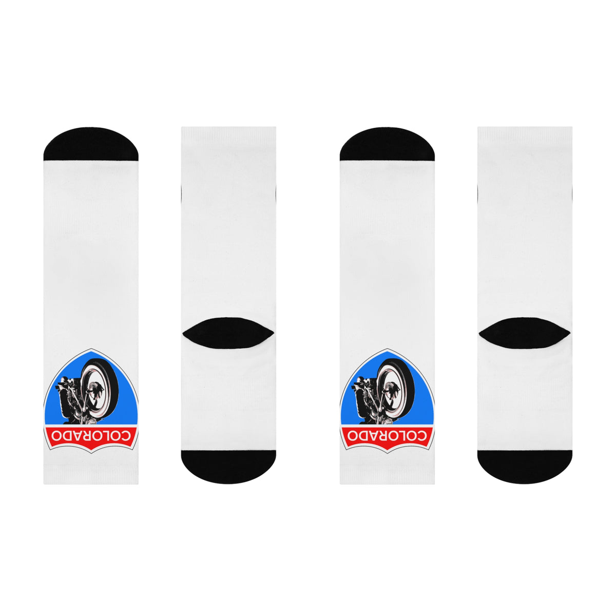Cushioned Colorado Highway Cruising socks