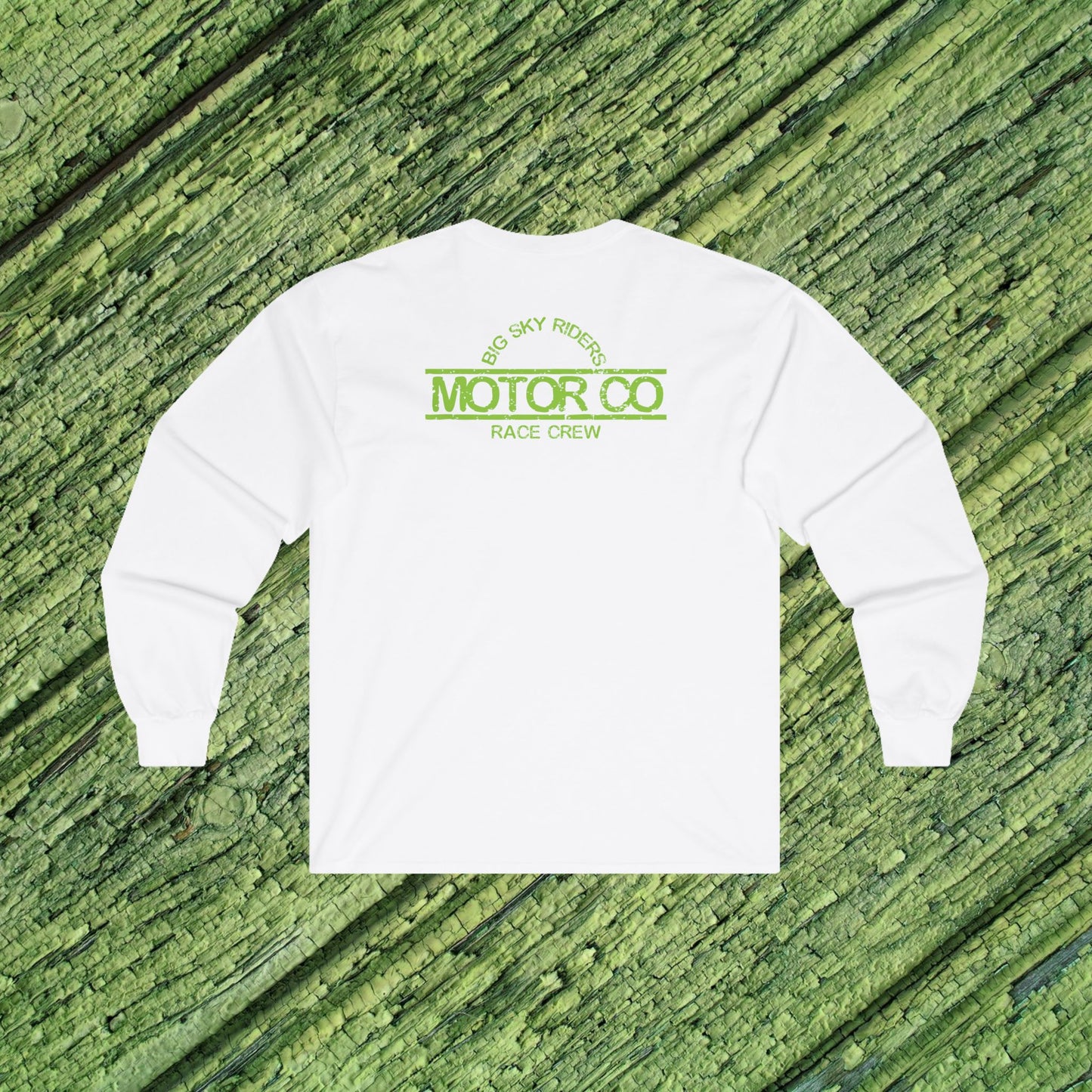 Green Skull Long Sleeve Tee