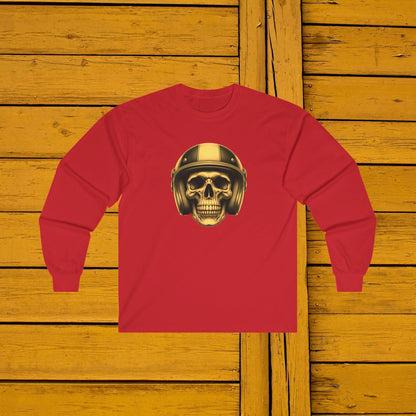 Yellow Skull Long Sleeve Tee