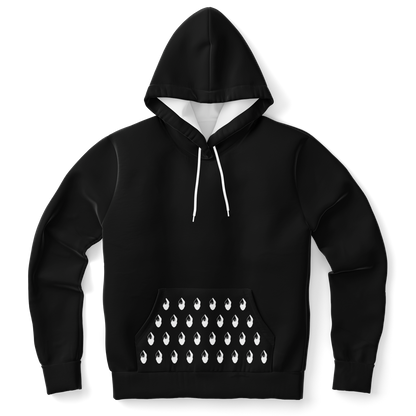 POPeART Black Hoody - AOP 4