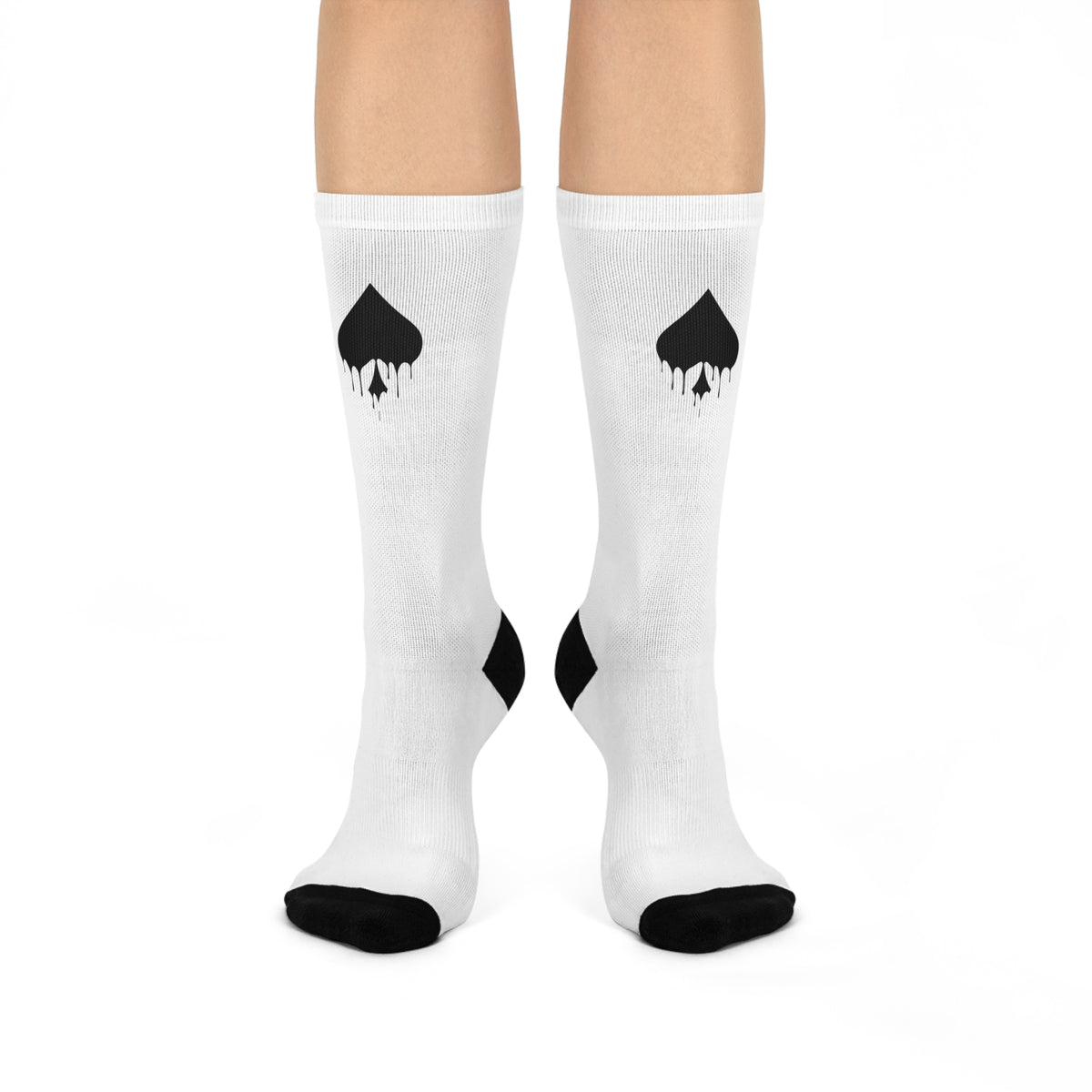 Cushioned Melting Ace of Spades socks