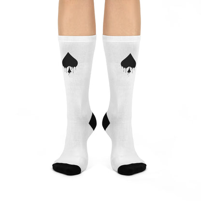 Cushioned Melting Ace of Spades socks
