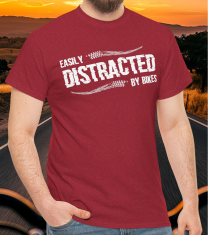 Easily DISTRACTED by bikes t-shirt (US)