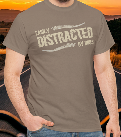 Easily DISTRACTED by bikes t-shirt (US)