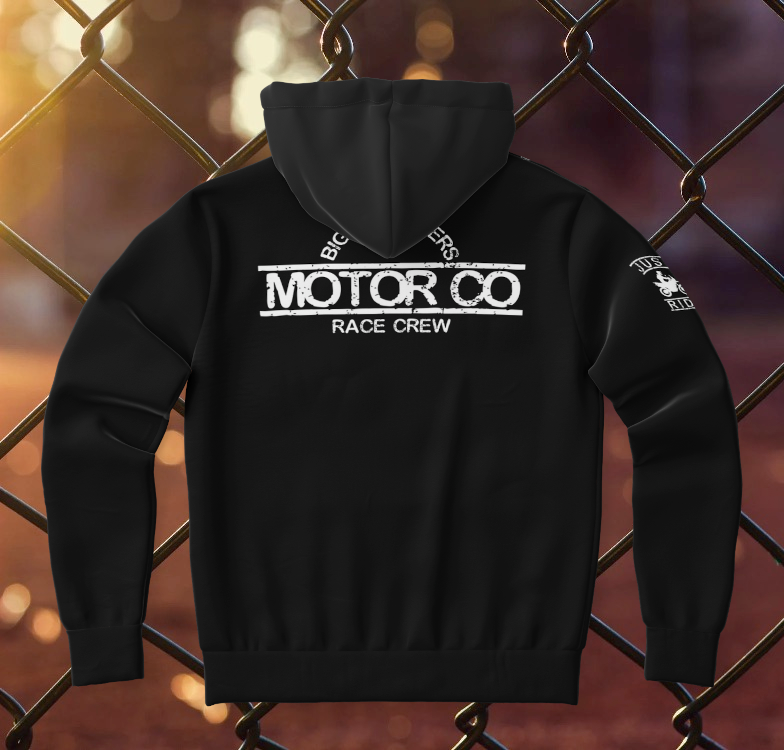 Black Snowy Tracks Hoody