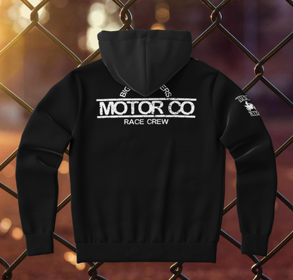 Black Snowy Tracks Hoody