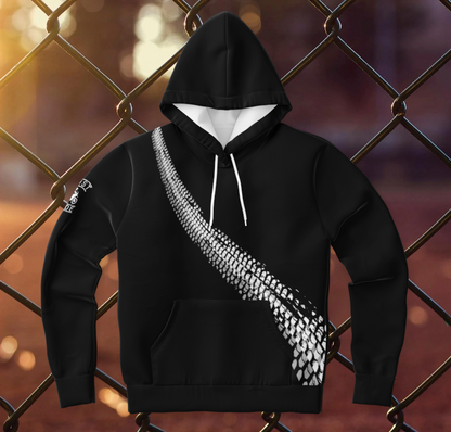 Black Snowy Tracks Hoody