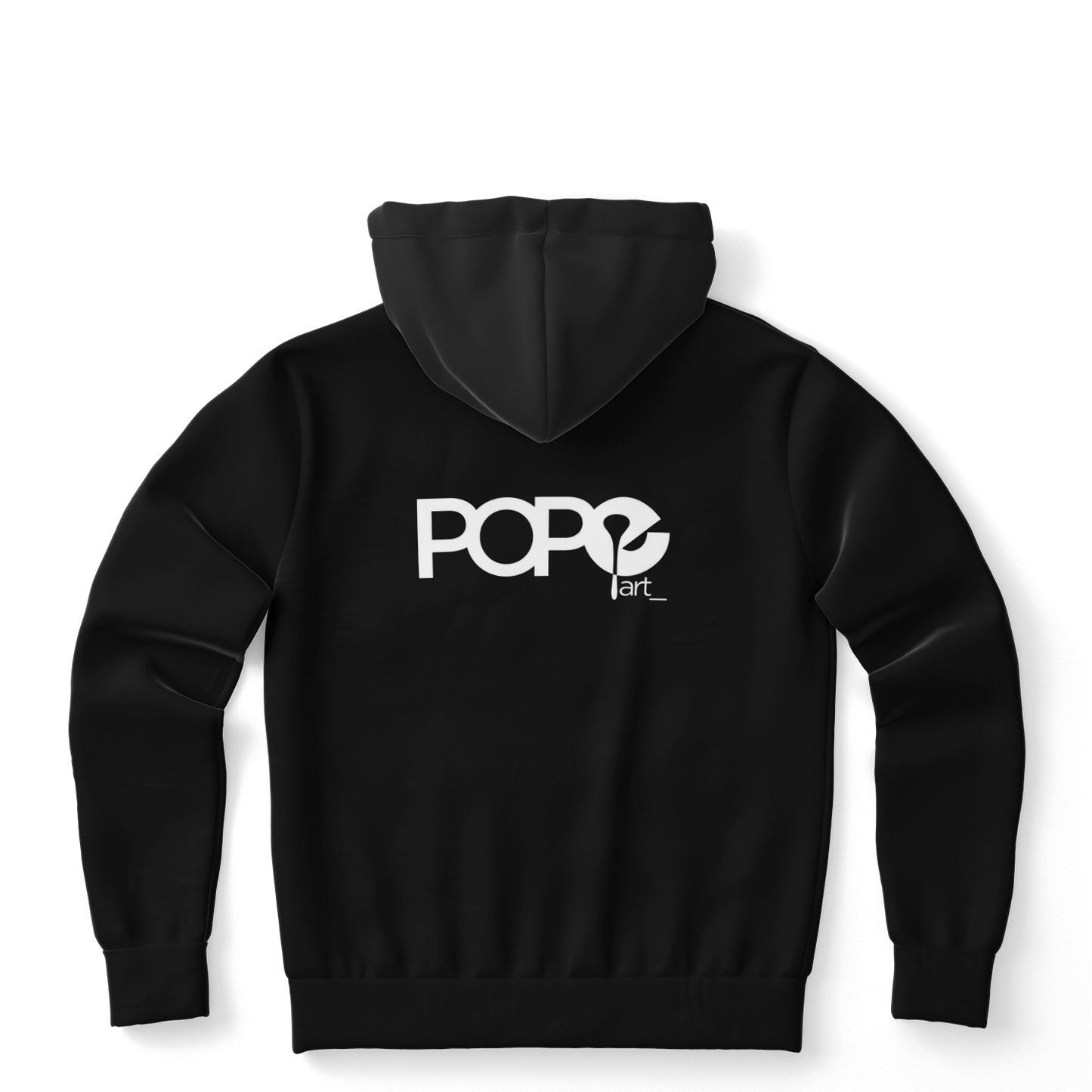 POPeART Black Hoody - AOP 4