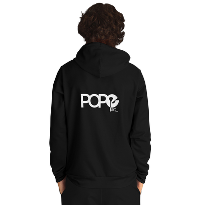 POPeART Black Hoody - AOP 4