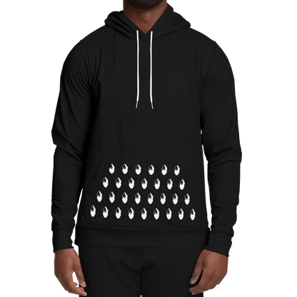 POPeART Black Hoody - AOP 4