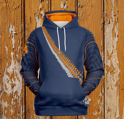 Topographic Tracks Hoody