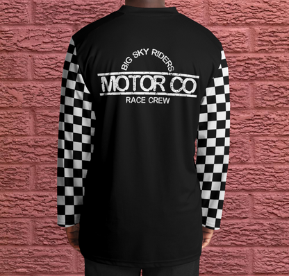 I'm Not Lost chequered flag sleeves jersey