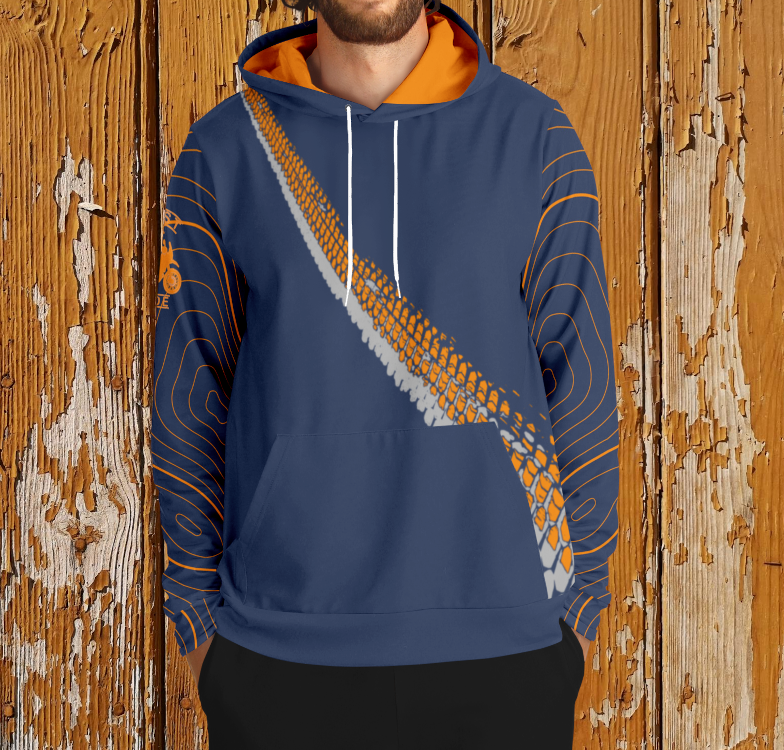 Topographic Tracks Hoody