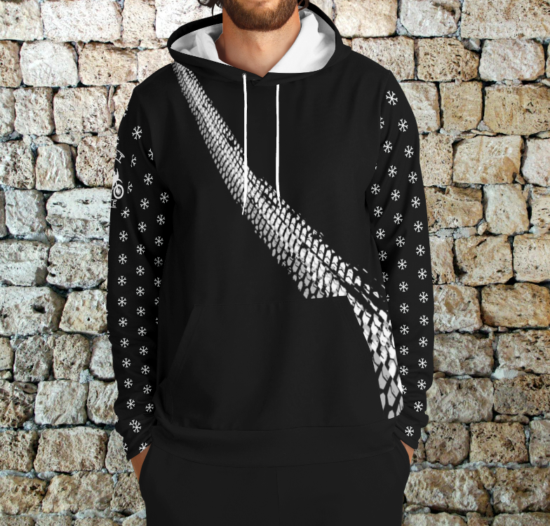 Snowflake Tracks Hoody