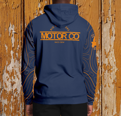 Topographic Tracks Hoody