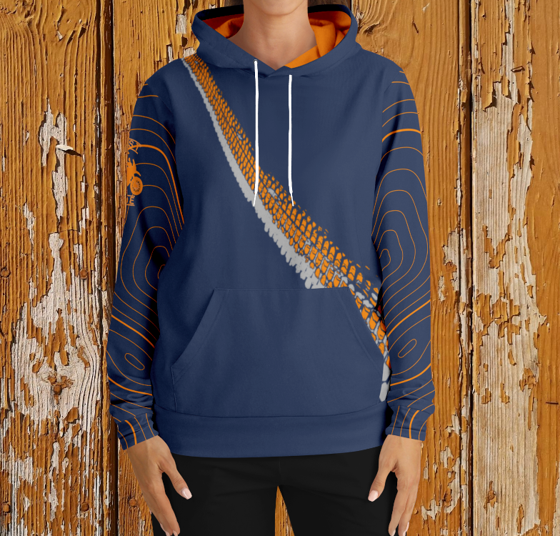 Topographic Tracks Hoody