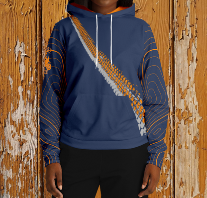 Topographic Tracks Hoody